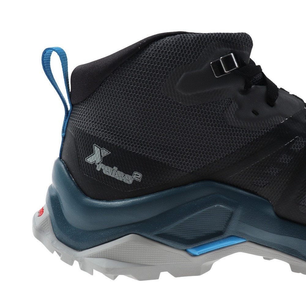 サロモン（SALOMON）（メンズ）トレッキングシューズ ローカット 登山靴 X RAISE 2 MID GORE-TEX L41599900