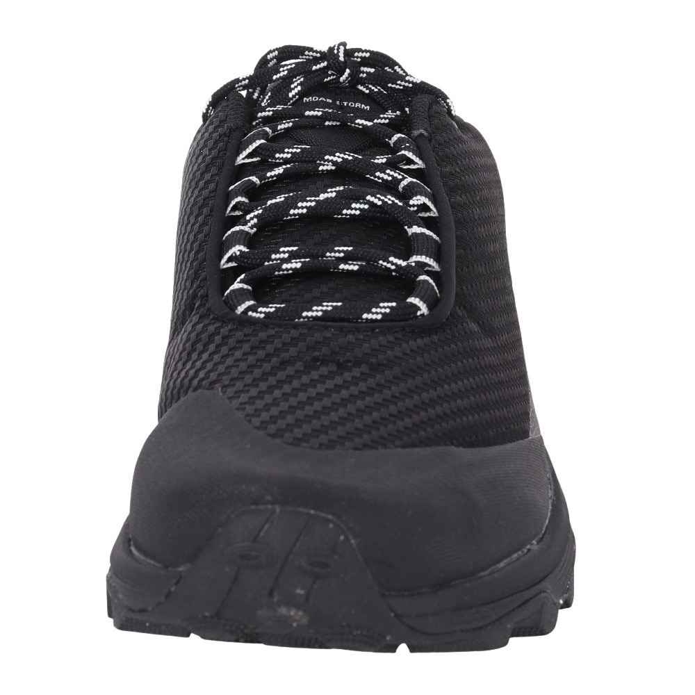 メレル（MERRELL）（メンズ）トレッキングシューズ ローカット 登山靴 モアブ スピード ストーム ゴアテックス 067549 BLK ブラック ビブラムソール