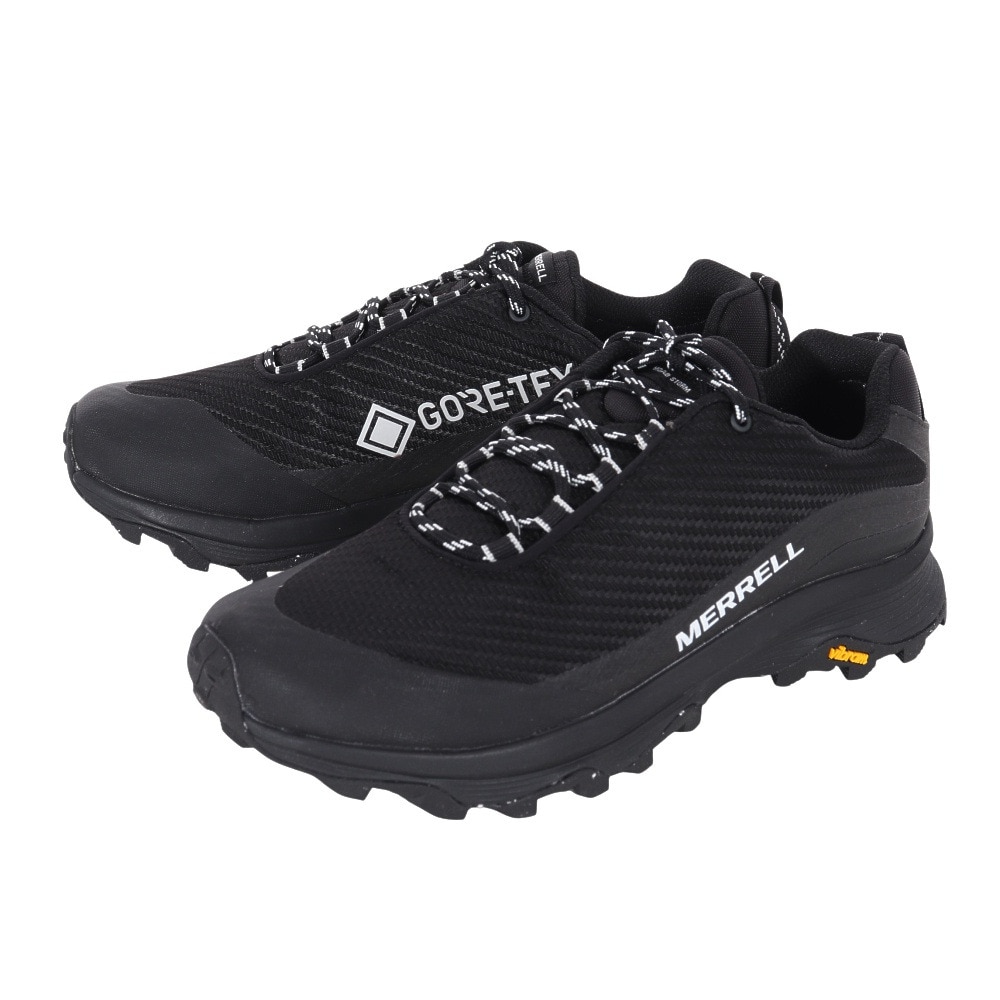 メレル（MERRELL）（メンズ）トレッキングシューズ ローカット 登山靴 モアブ スピード ストーム ゴアテックス 067549 BLK ブラック  アウトドア・キャンプ用品はエルブレス