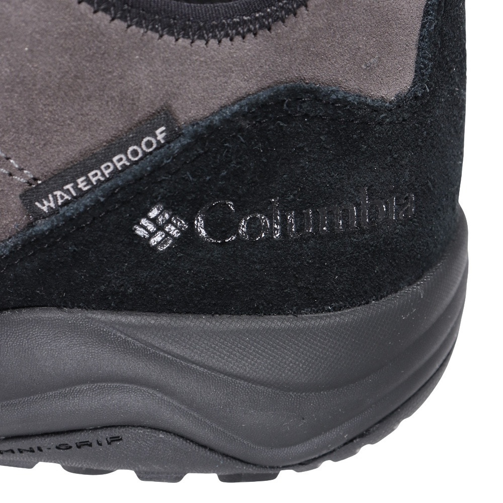 コロンビア（Columbia）（メンズ、レディース）トレッキングシューズ ローカット 登山靴 ヘイジージャーニー ウォータープルーフ YU6322 010 ブラック