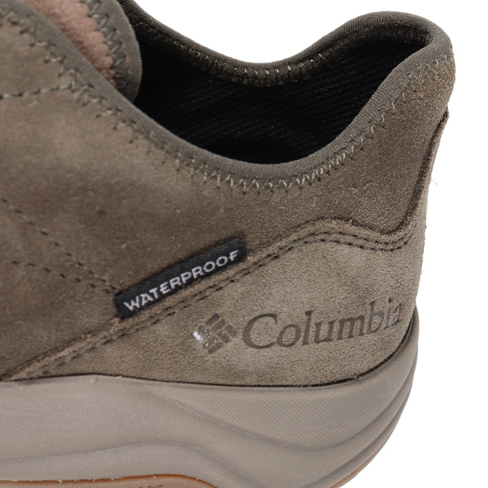 コロンビア（Columbia）（メンズ、レディース）トレッキングシューズ ローカット 登山靴 ヘイジージャーニー ウォータープルーフ YU6322 348 カーキ 防水