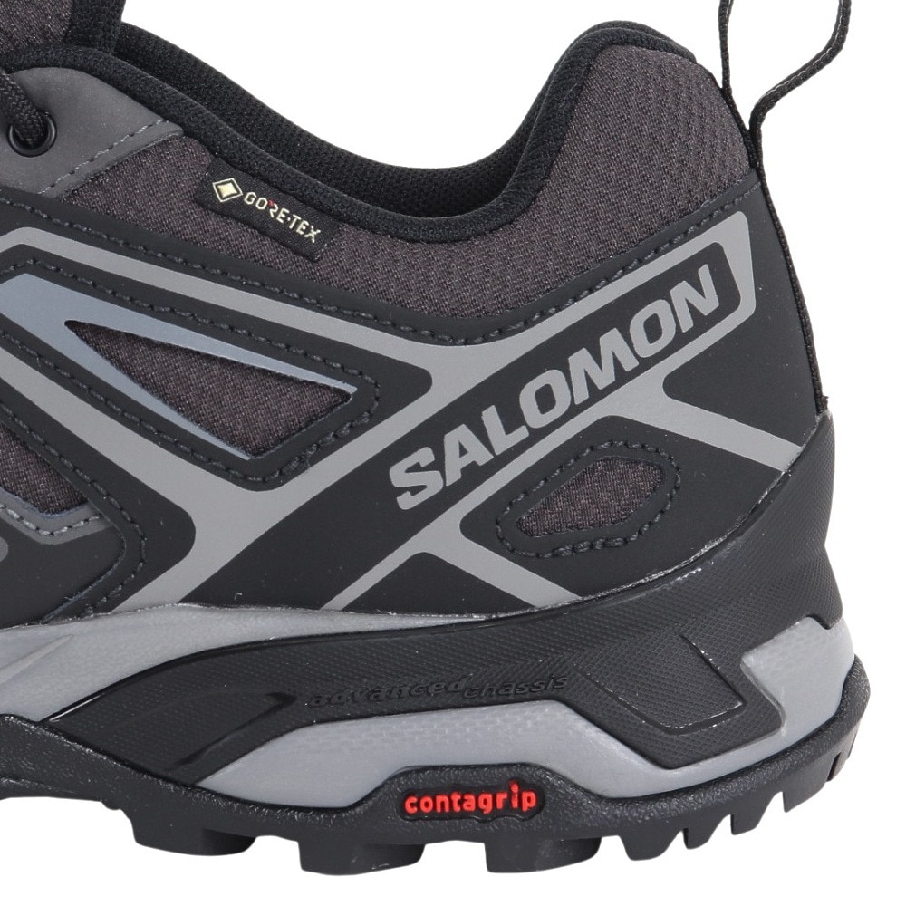 サロモン（SALOMON）（メンズ）トレッキングシューズ ローカット 登山靴 X ウルトラパイオニア GORE-TEX L47196800 ブラック