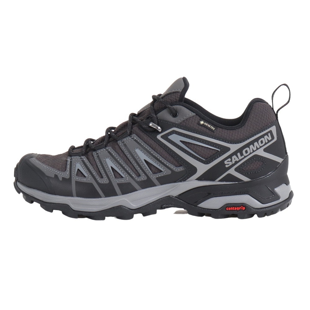 サロモン（SALOMON）（メンズ）トレッキングシューズ ローカット 登山靴 X ウルトラパイオニア GORE-TEX L47196800 ブラック