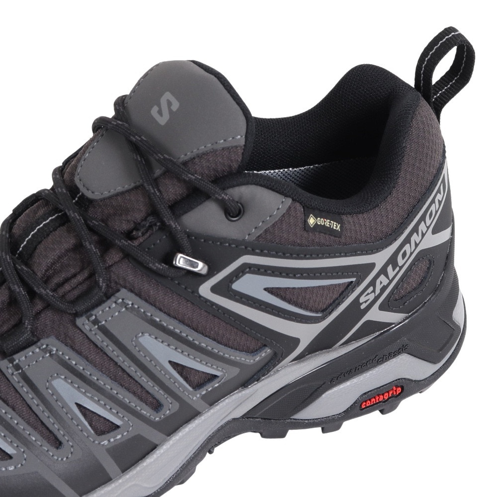 サロモン（SALOMON）（メンズ）トレッキングシューズ ローカット 登山靴 X ウルトラパイオニア GORE-TEX L47196800 ブラック