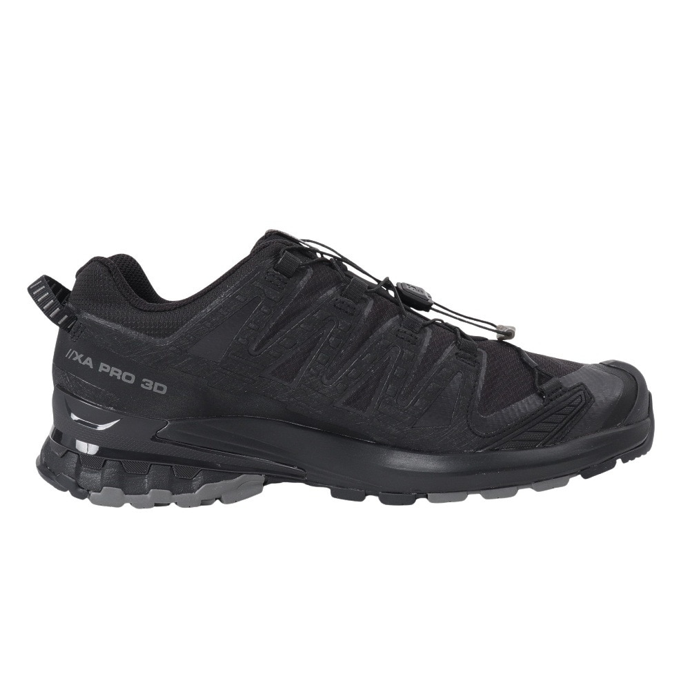 サロモン（SALOMON）（メンズ）ゴアテックス トレッキングシューズ ローカット 登山靴 防水 エックスエープロ XA PRO 3D V9 GORE-TEX L47270100 ブラック