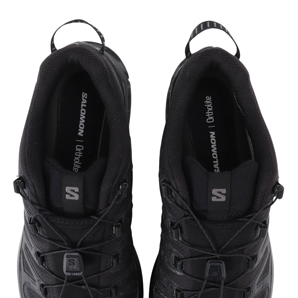サロモン（SALOMON）（メンズ）ゴアテックス トレッキングシューズ ローカット 登山靴 防水 エックスエープロ XA PRO 3D V9 GORE-TEX L47270100 ブラック
