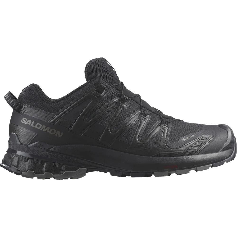 サロモン（SALOMON）（メンズ）ゴアテックス トレッキングシューズ ローカット 登山靴 防水 エックスエープロ XA PRO 3D V9 GORE-TEX L47270100 ブラック