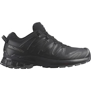 (メンズ)ゴアテックス トレッキングシューズ ローカット 登山靴 防水 エックスエープロ XA PRO 3D V9 GORE-TEX L47270100 ブラック