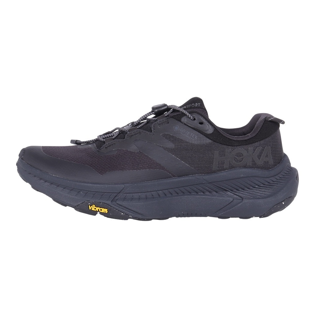 ホカ（HOKA）（メンズ）ゴアテックス トレッキングシューズ ローカット 登山靴 トランスポート GTX 1133957-BLCKB