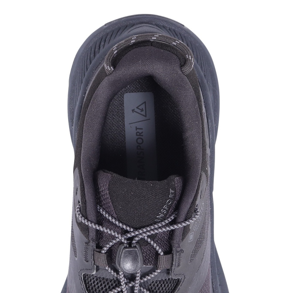 ホカ（HOKA）（メンズ）ゴアテックス トレッキングシューズ ローカット 登山靴 トランスポート GTX 1133957-BLCKB