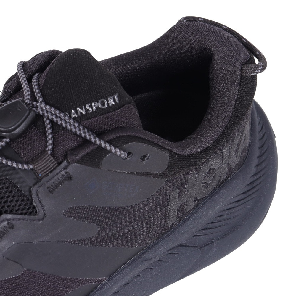 ホカ（HOKA）（メンズ）ゴアテックス トレッキングシューズ ローカット 登山靴 トランスポート GTX 1133957-BLCKB