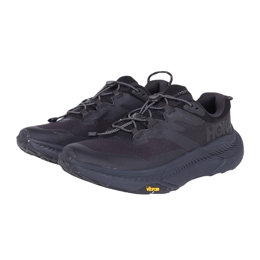 ホカ（HOKA）（メンズ）ゴアテックス トレッキングシューズ ローカット 登山靴 トランスポート GTX 1133957-BLCKB