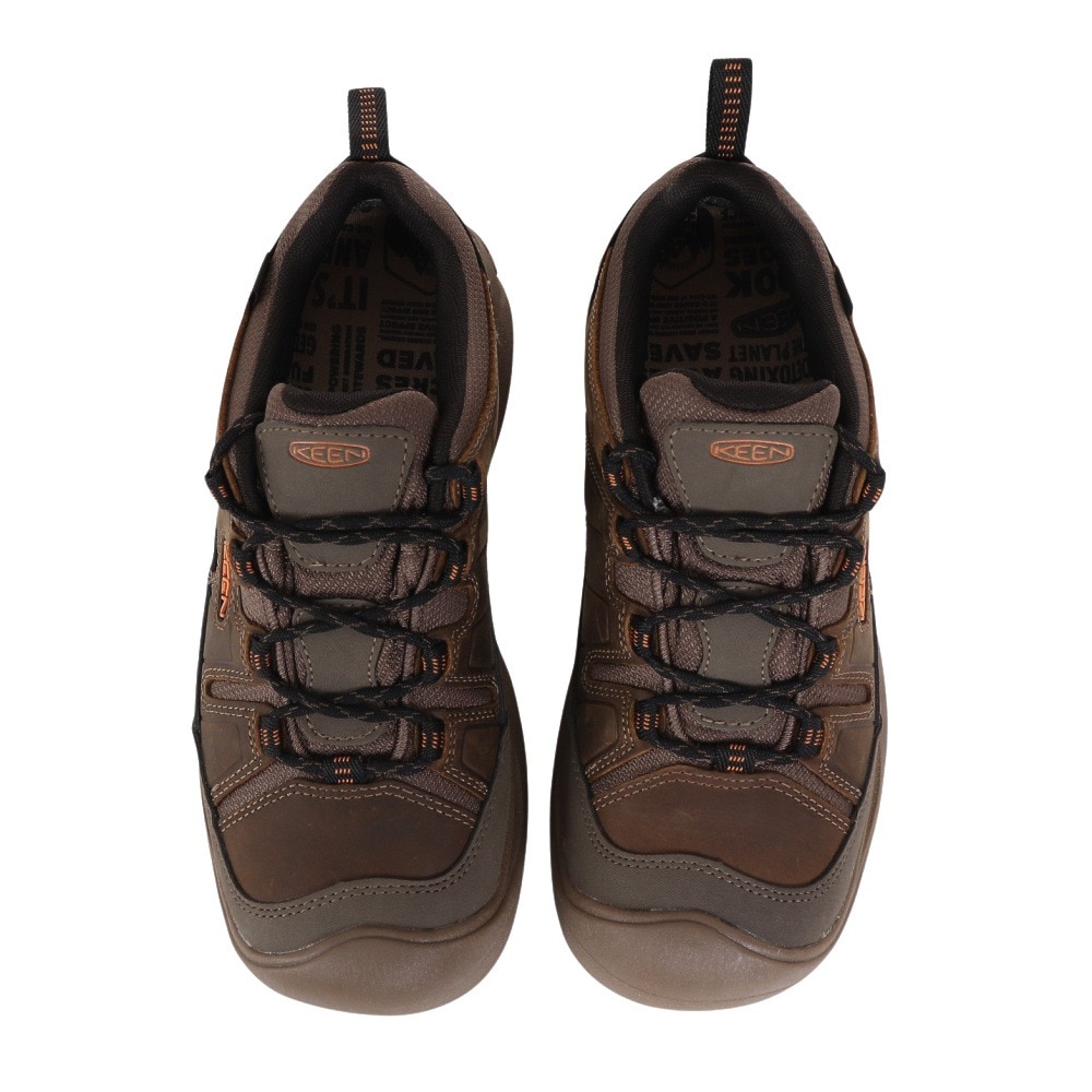 キーン（KEEN）（メンズ）トレッキングシューズ ローカット 登山靴 サーカディア ウォータープルーフ 防水ハイキングシューズ 1027259