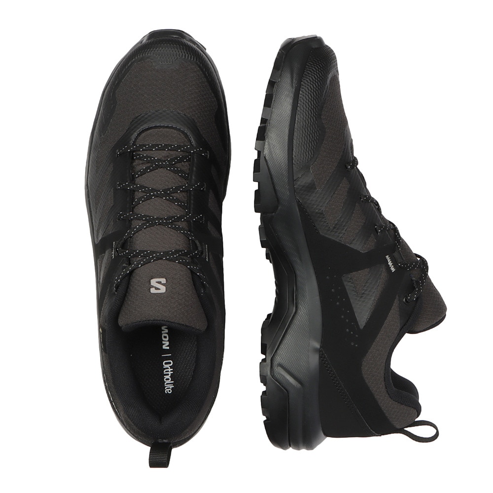 サロモン（SALOMON）（メンズ）トレッキングシューズ ローカット 登山靴 EXEO GORE-TEX L47507800 ブラック