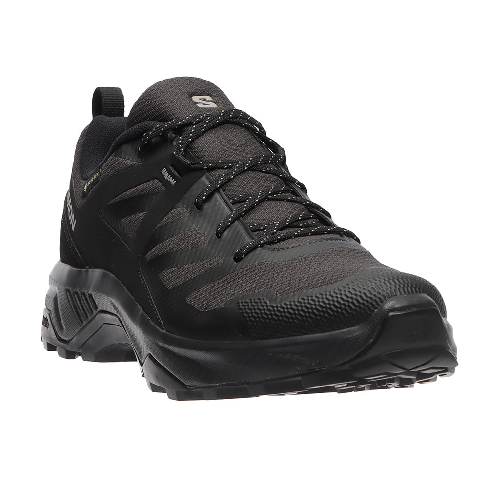 サロモン（SALOMON）（メンズ）トレッキングシューズ ローカット 登山靴 EXEO GORE-TEX L47507800 ブラック