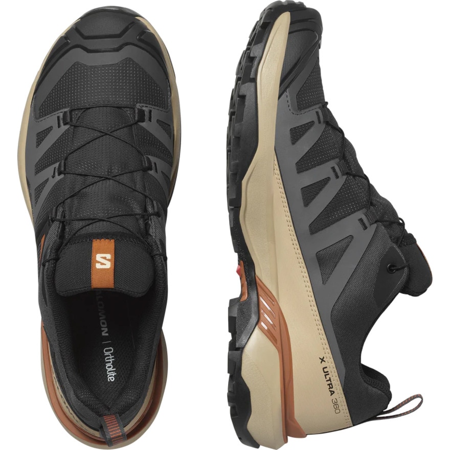 サロモン（SALOMON）（メンズ）トレッキングシューズ ローカット 登山靴 X ULTRA 360 ゴアテックス L47687000 ブラック