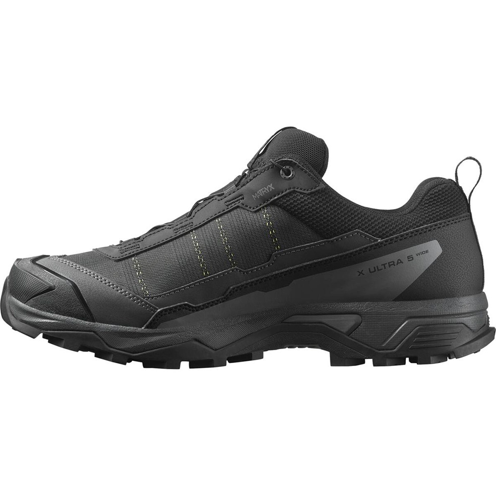 サロモン（SALOMON）（メンズ）トレッキングシューズ ローカット 登山靴 X ULTRA 5 WIDE GORE-TEX L47727400 ブラック