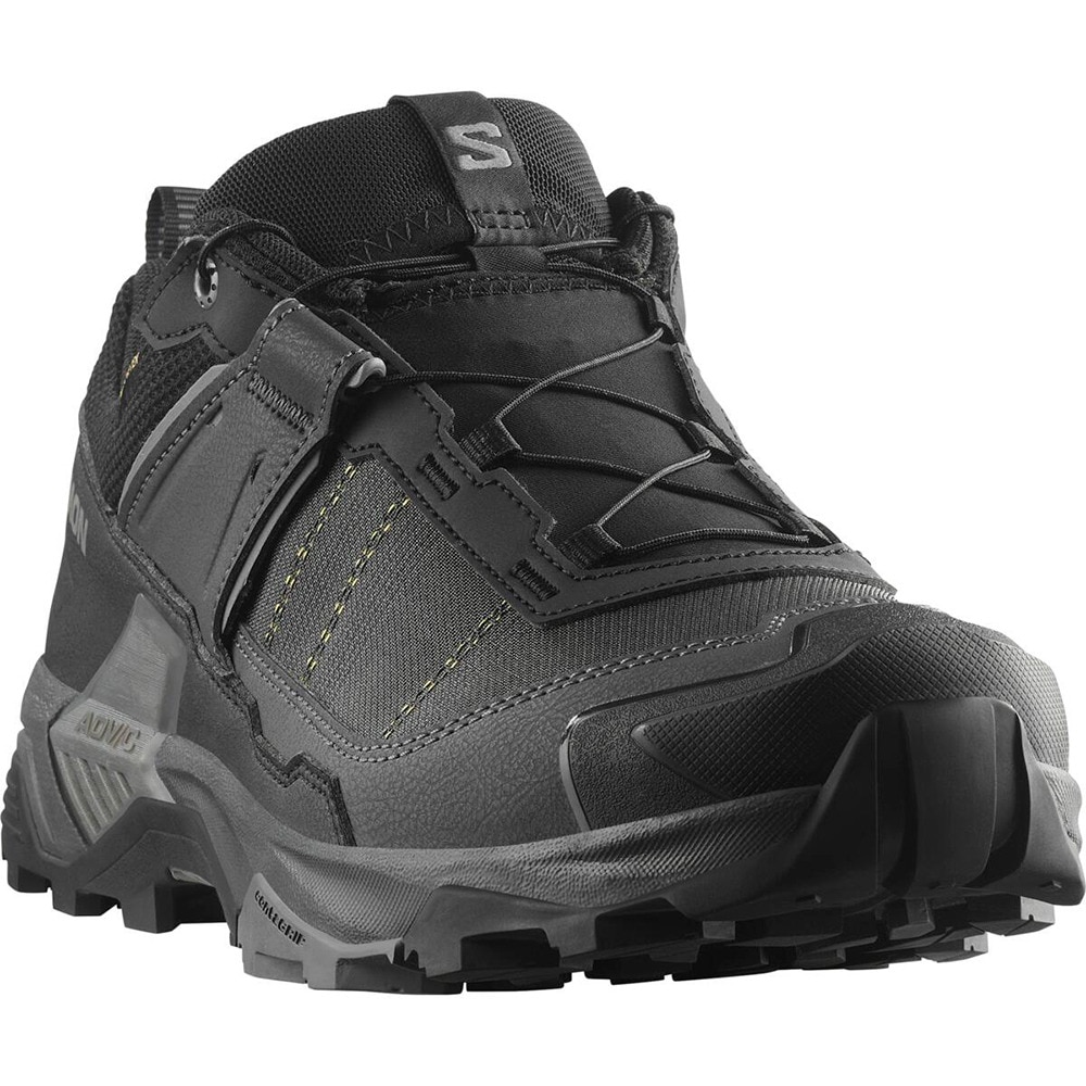 サロモン（SALOMON）（メンズ）トレッキングシューズ ローカット 登山靴 X ULTRA 5 WIDE GORE-TEX L47727400 ブラック