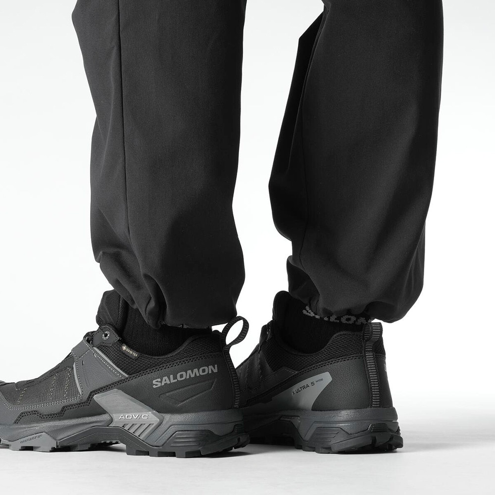 サロモン（SALOMON）（メンズ）トレッキングシューズ ローカット 登山靴 X ULTRA 5 WIDE GORE-TEX L47727400 ブラック