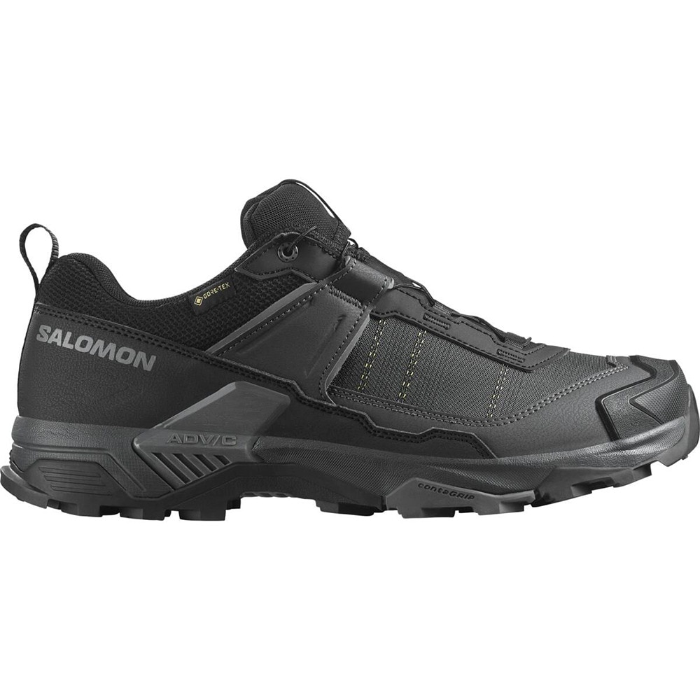 サロモン（SALOMON）（メンズ）トレッキングシューズ ローカット 登山靴 X ULTRA 5 WIDE GORE-TEX L47727400 ブラック