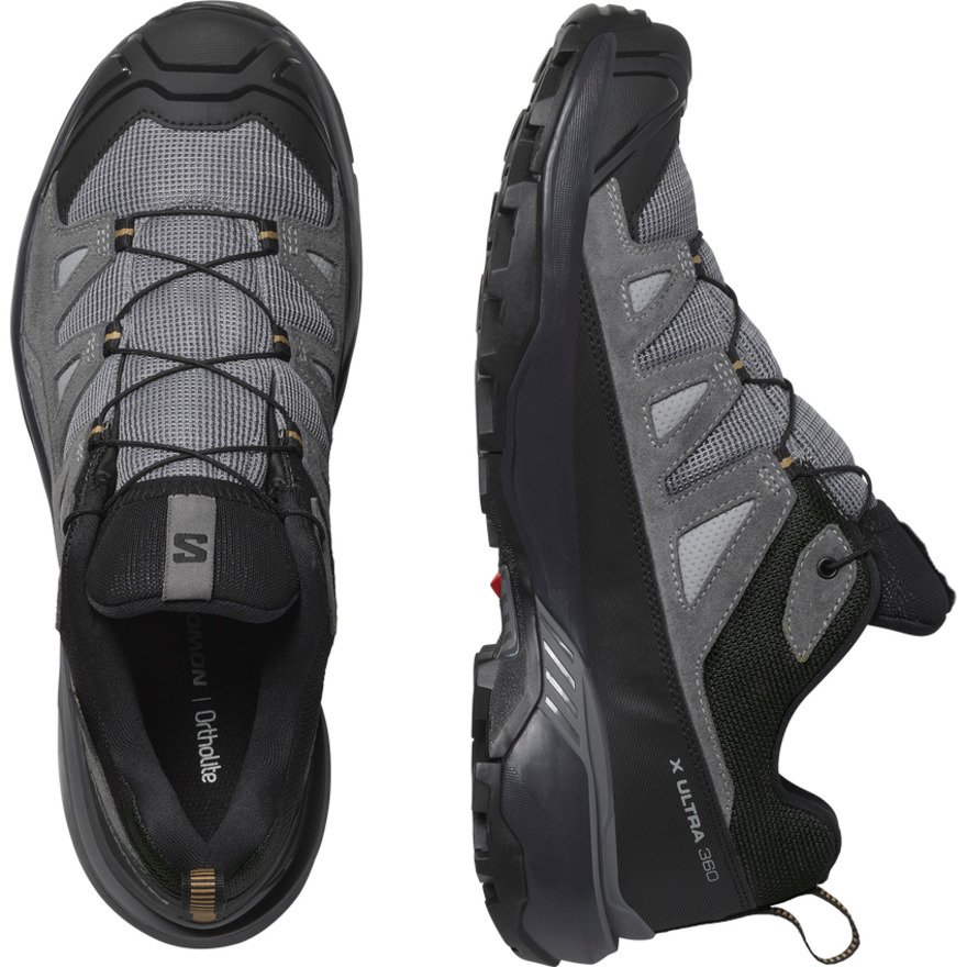 サロモン（SALOMON）（メンズ）ハイキングシューズ 登山靴 山登り X ULTRA 360 LEATHER GORE-TEX L47571400 ゴアテックス 防水 ローカット