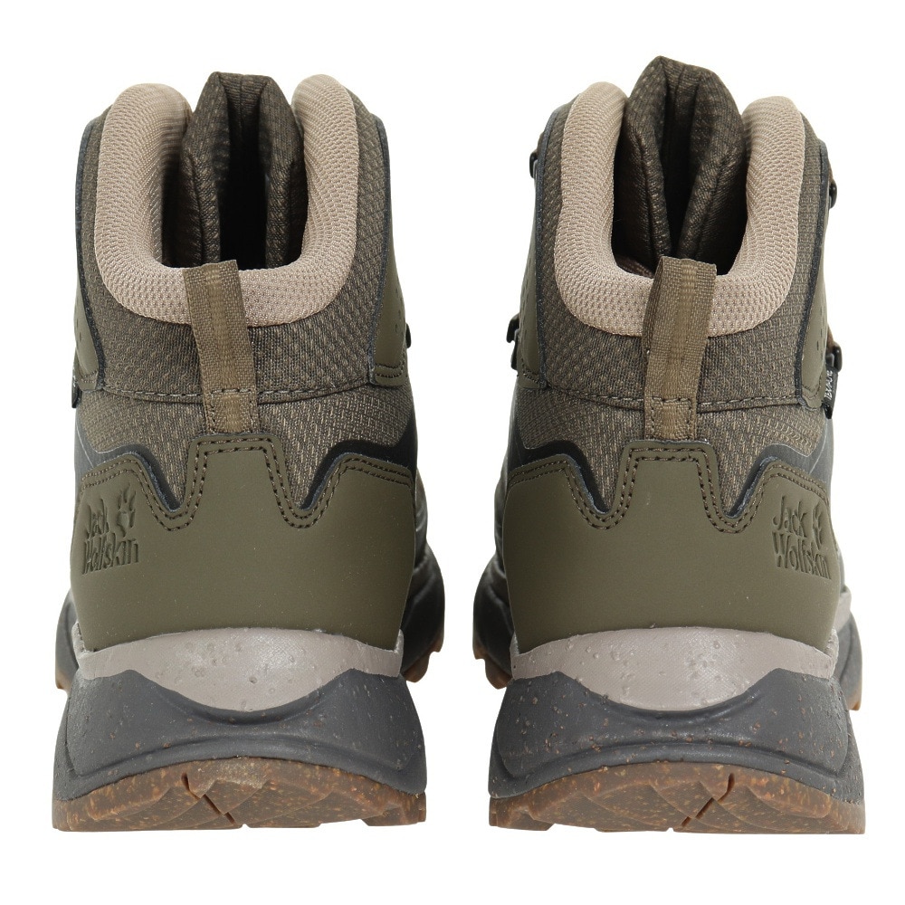 ジャックウルフスキン（JackWolfskin）（メンズ）トレッキングシューズ 登山靴 TERRAVENTURE TEXAPORE MID M 4051521-5347 ブラウン 防水 透湿