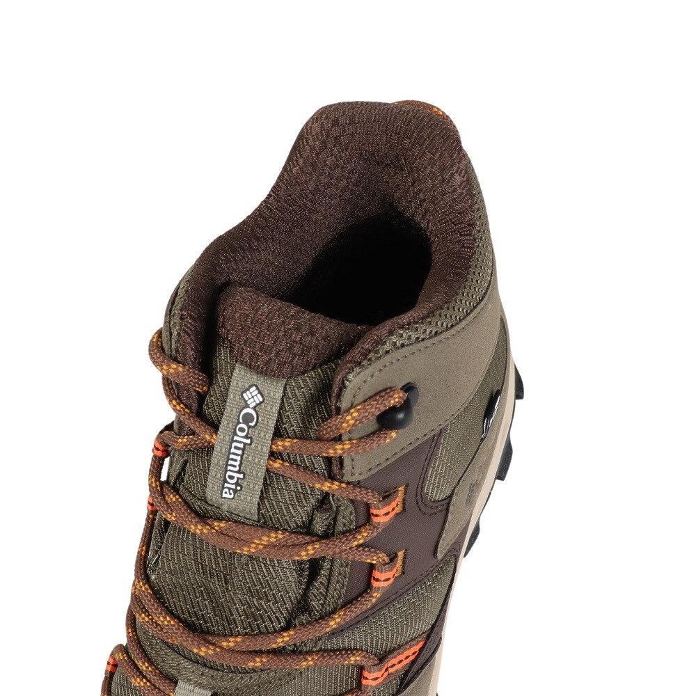 コロンビア（Columbia）（メンズ）トレッキングシューズ ミドルカット 登山靴 セイバー ファイブ ミッド アウトドライ YM8135 397 カーキ
