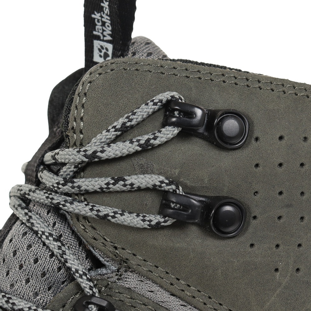 ジャックウルフスキン（JackWolfskin）（メンズ）トレッキングシューズ 登山靴 ハイカット TERRAQUEST TEXAPORE MID M 4056381-4143 カーキ 完全防水