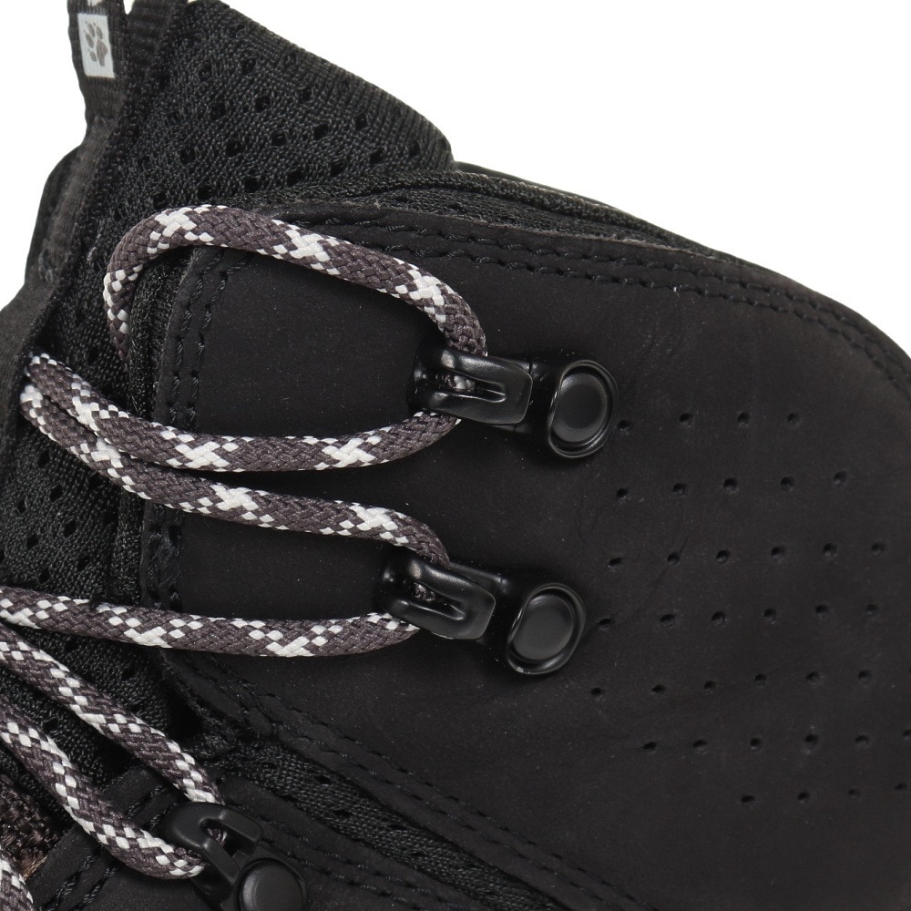 ジャックウルフスキン（JackWolfskin）（メンズ）トレッキングシューズ 登山靴 ハイカット TERRAQUEST TEXAPORE MID M 4056381-6000 ブラック 完全防水
