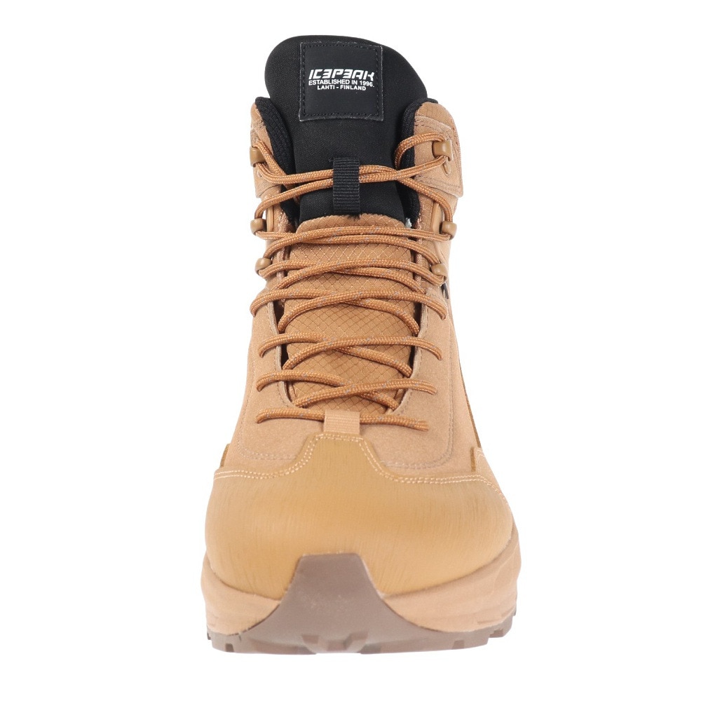 アイスピーク（ICEPEAK）（メンズ）トレッキングシューズ ハイカット 登山靴 AKAA MR 78286 125 ベージュ 防水シューズ 通気性