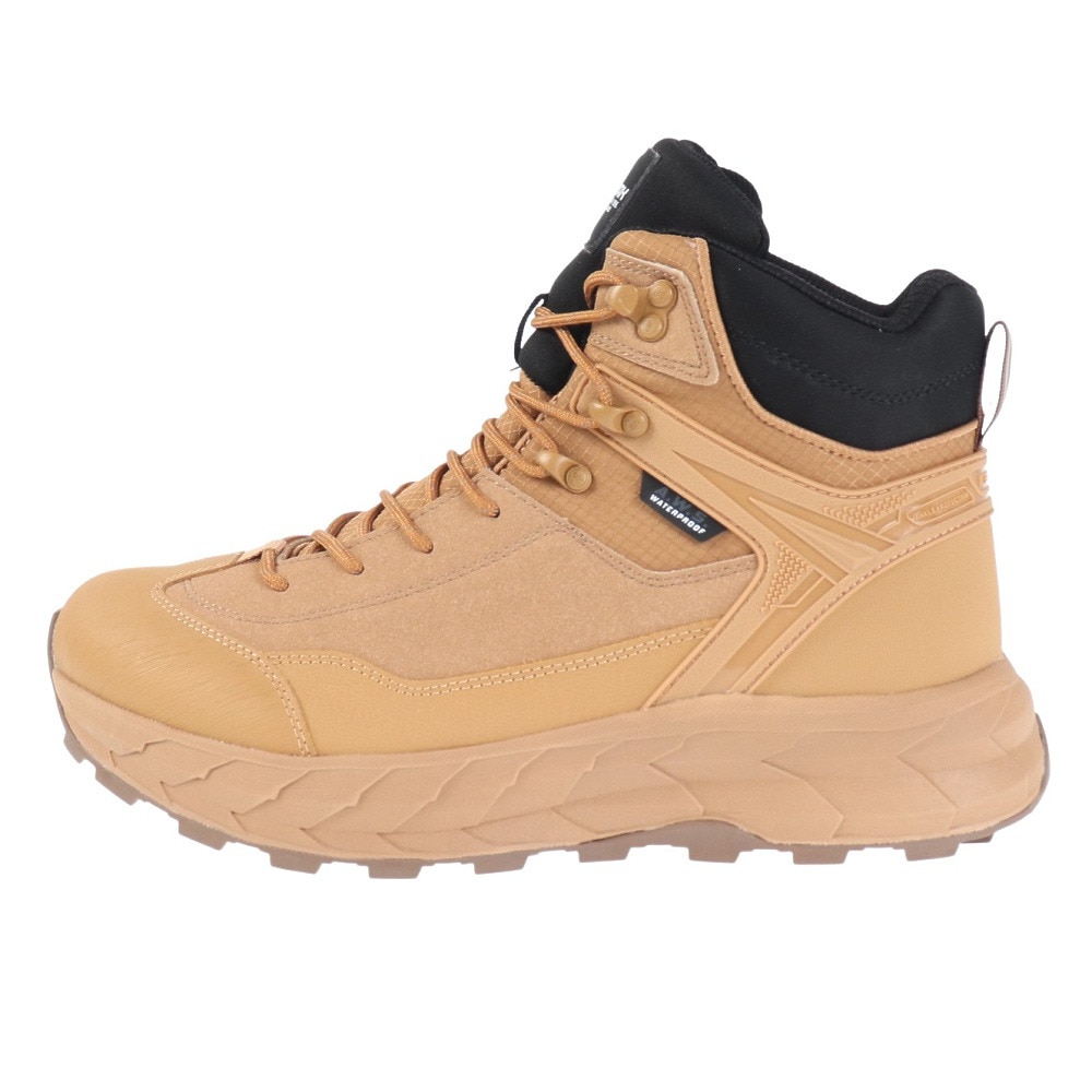 アイスピーク（ICEPEAK）（メンズ）トレッキングシューズ ハイカット 登山靴 AKAA MR 78286 125 ベージュ 防水シューズ 通気性