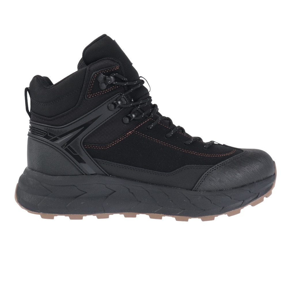 アイスピーク（ICEPEAK）（メンズ）トレッキングシューズ ハイカット 登山靴 AKAA MR 78286 990 ブラック 防水シューズ 通気性