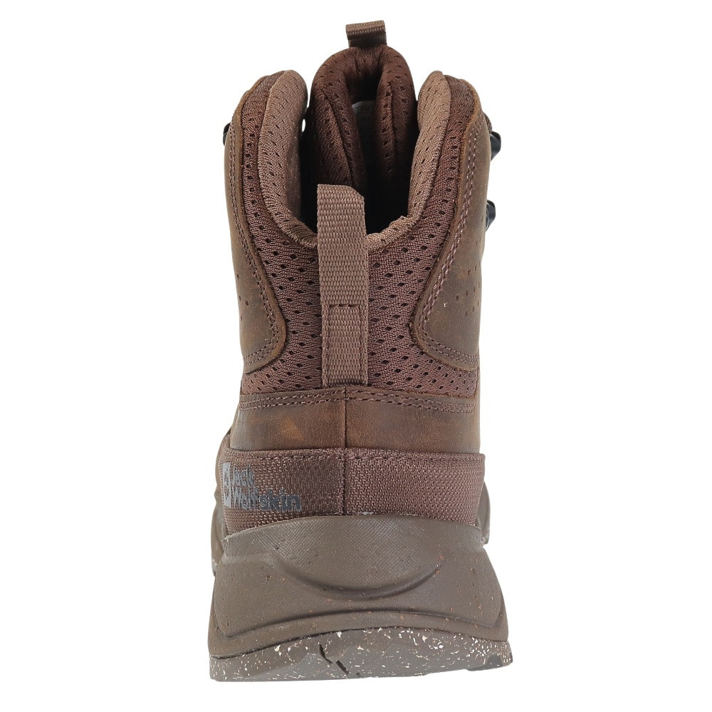 ジャックウルフスキン（JackWolfskin）（メンズ）トレッキングシューズ 登山靴 ハイカット TERRAQUEST TEXAPORE MID M 4056381-5178 ブラウン 完全防水