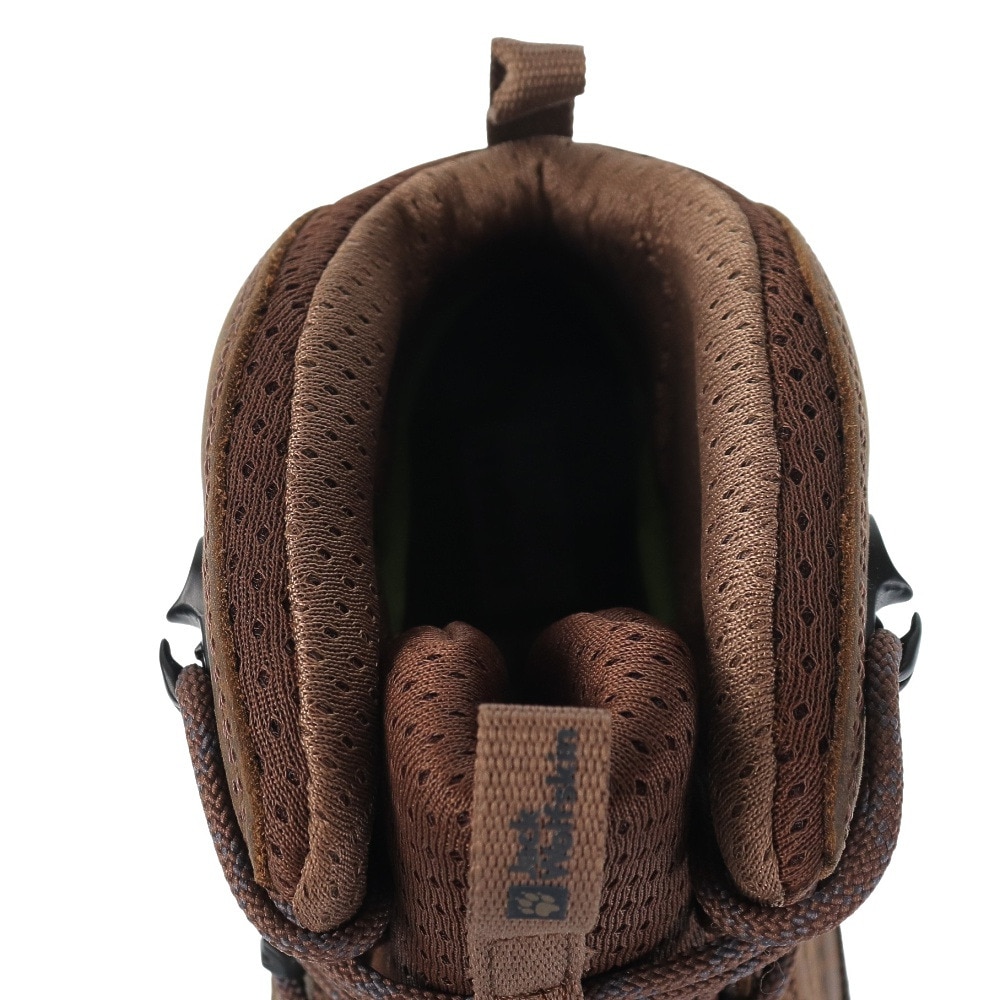 ジャックウルフスキン（JackWolfskin）（メンズ）トレッキングシューズ 登山靴 ハイカット TERRAQUEST TEXAPORE MID M 4056381-5178 ブラウン 完全防水