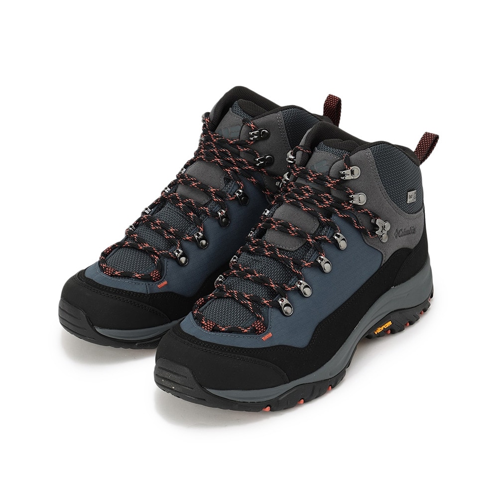 コロンビア（Columbia）（メンズ）トレッキングシューズ ハイカット 登山靴 スティーンズピーク ツー アウトドライ YM8575 435 ブルーグレー