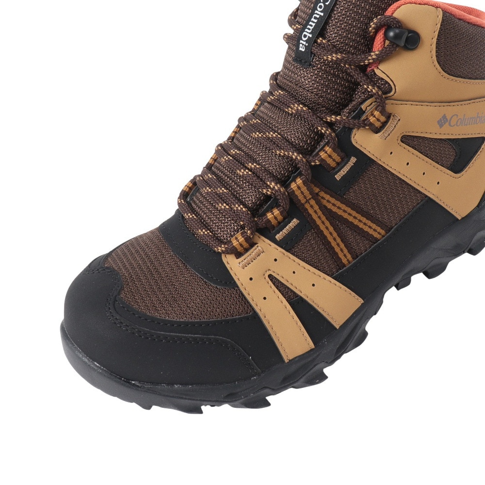 コロンビア（Columbia）（メンズ）トレッキングシューズ ハイカット 登山靴 セイバー オムニテック ミッド ワイド YI7151 779 ブラウン