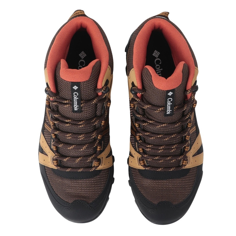 コロンビア（Columbia）（メンズ）トレッキングシューズ ハイカット 登山靴 セイバー オムニテック ミッド ワイド YI7151 779 ブラウン