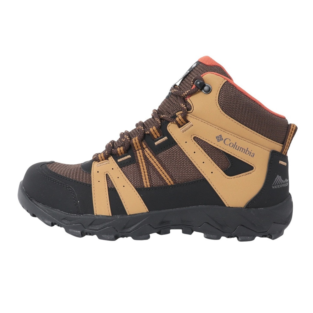 コロンビア（Columbia）（メンズ）トレッキングシューズ ハイカット 登山靴 セイバー オムニテック ミッド ワイド YI7151 779 ブラウン