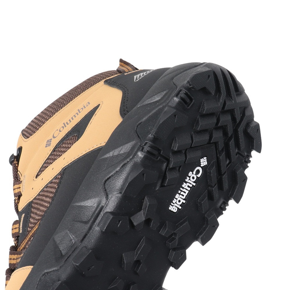 コロンビア（Columbia）（メンズ）トレッキングシューズ ハイカット 登山靴 セイバー オムニテック ミッド ワイド YI7151 779 ブラウン