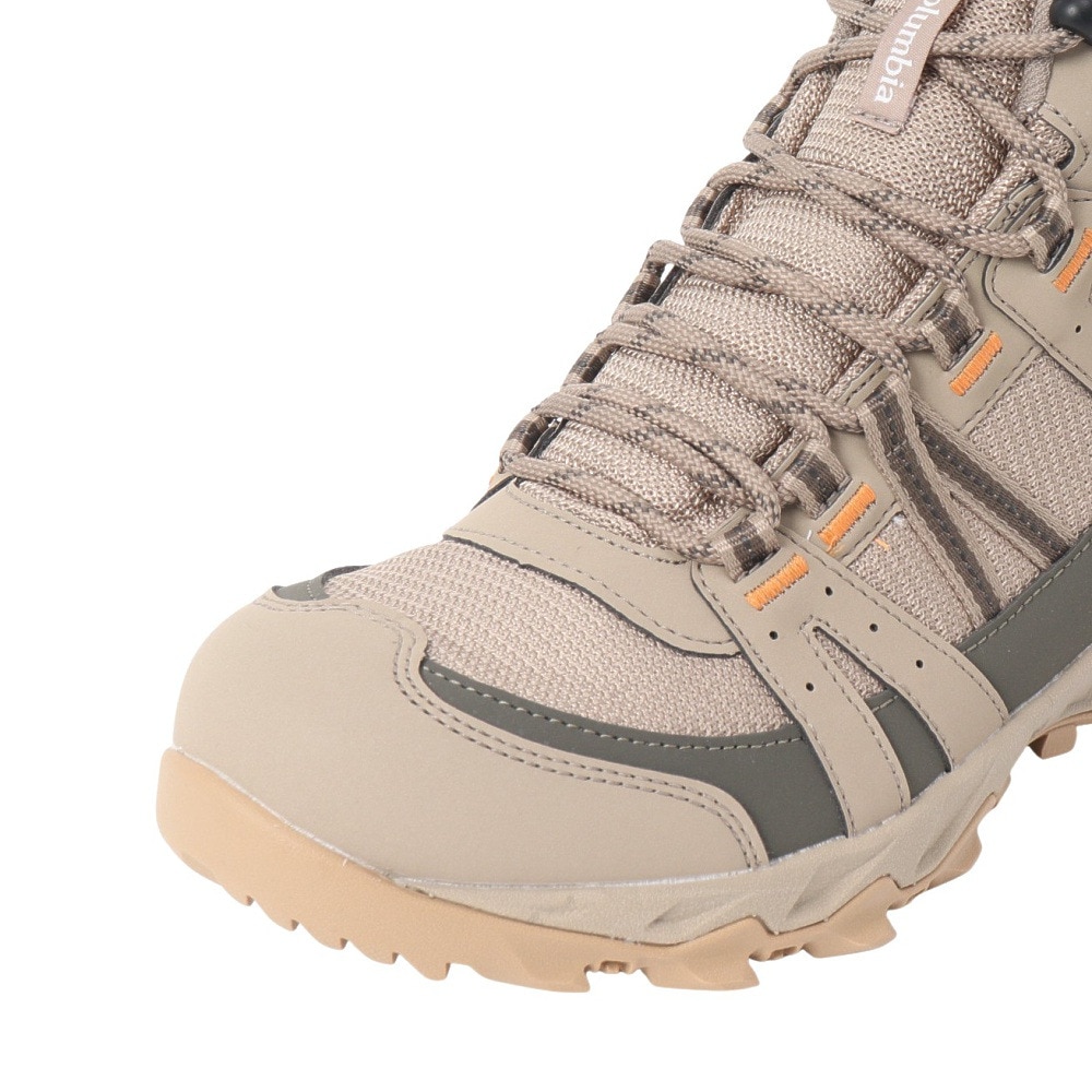コロンビア（Columbia）（メンズ）トレッキングシューズ ハイカット 登山靴 セイバー オムニテック ミッド YM7151 297 カーキ