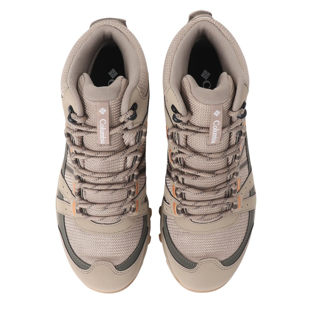 コロンビア（Columbia）（メンズ）トレッキングシューズ ハイカット 登山靴 セイバー オムニテック ミッド YM7151 297 カーキ