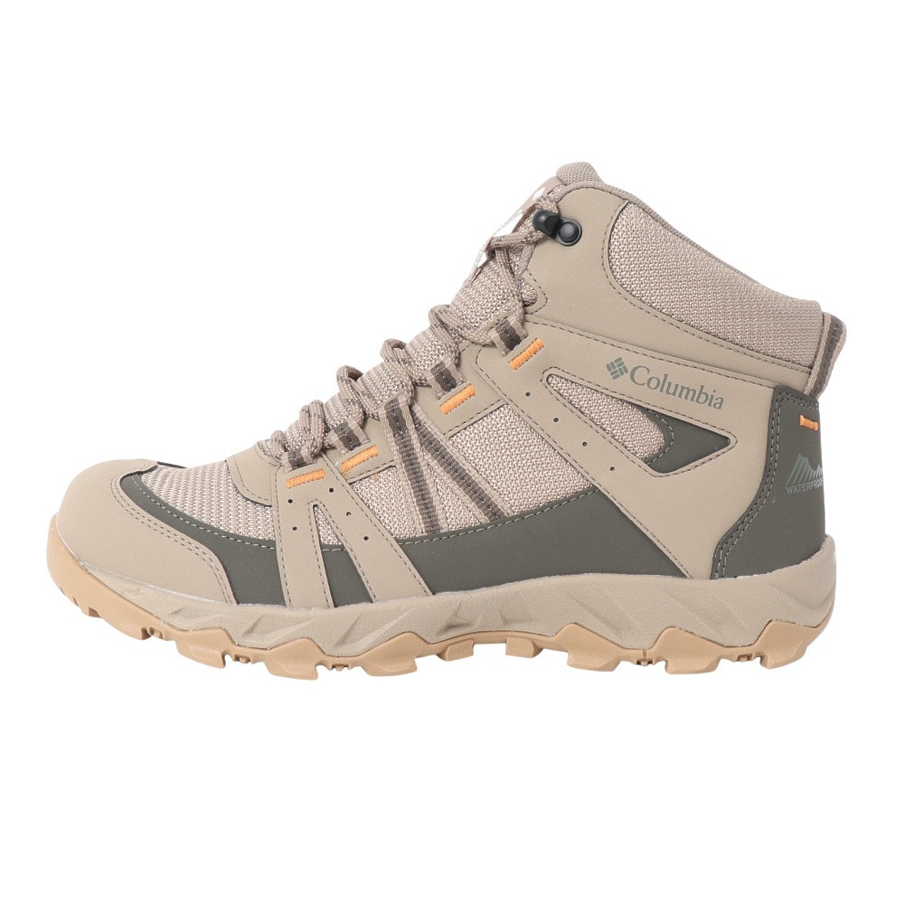 コロンビア（Columbia）（メンズ）トレッキングシューズ ハイカット 登山靴 セイバー オムニテック ミッド YM7151 297 カーキ