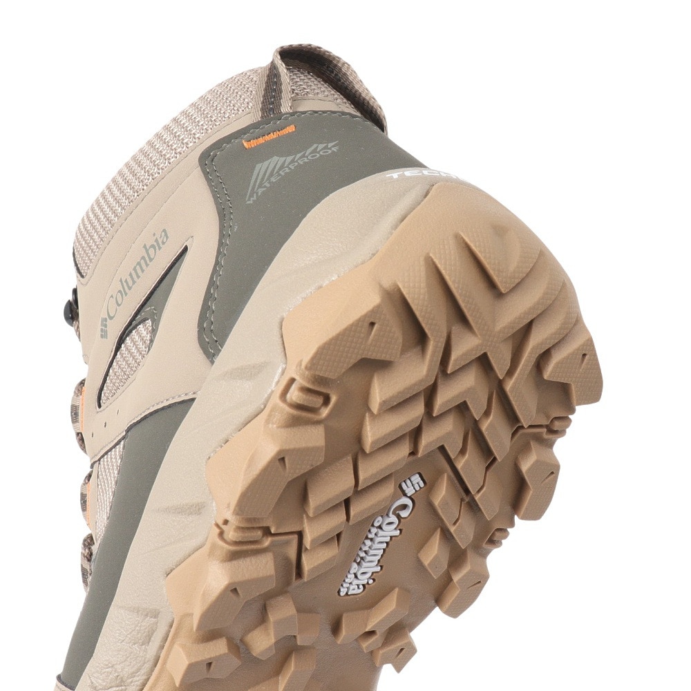 コロンビア（Columbia）（メンズ）トレッキングシューズ ハイカット 登山靴 セイバー オムニテック ミッド YM7151 297 カーキ