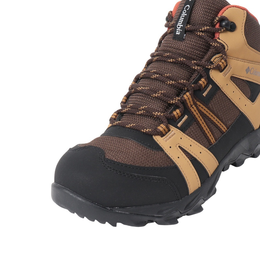 コロンビア（Columbia）（メンズ）トレッキングシューズ ハイカット 登山靴 セイバー オムニテック ミッド YM7151 779 ブラウン