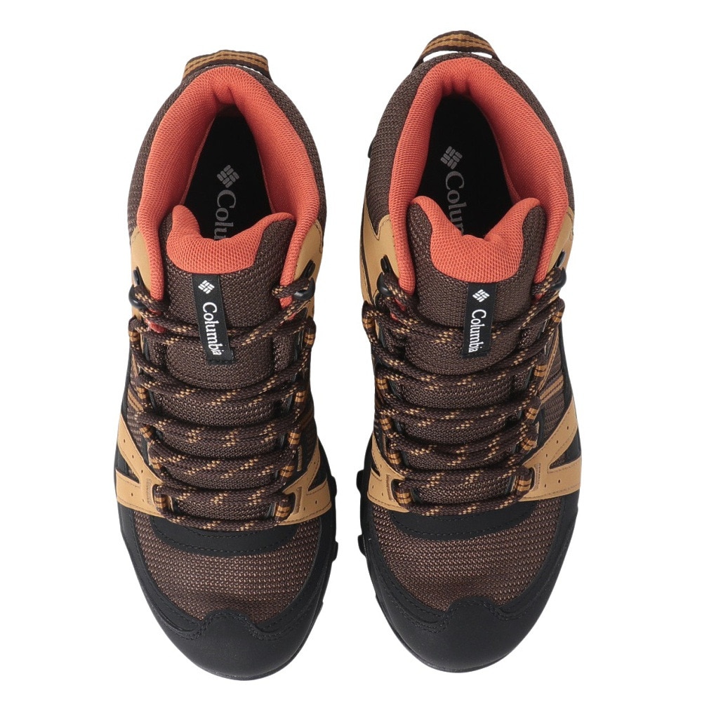コロンビア（Columbia）（メンズ）トレッキングシューズ ハイカット 登山靴 セイバー オムニテック ミッド YM7151 779 ブラウン