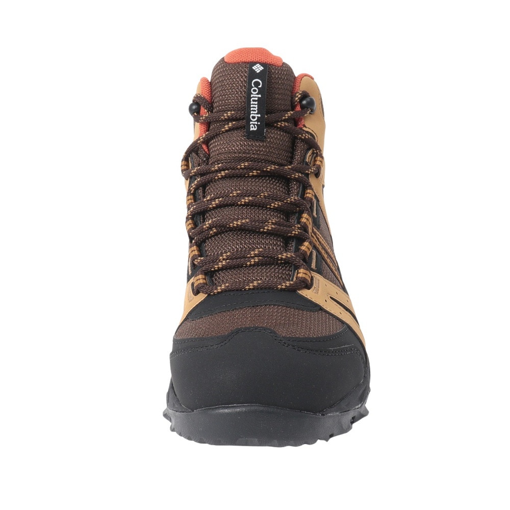 コロンビア（Columbia）（メンズ）トレッキングシューズ ハイカット 登山靴 セイバー オムニテック ミッド YM7151 779 ブラウン