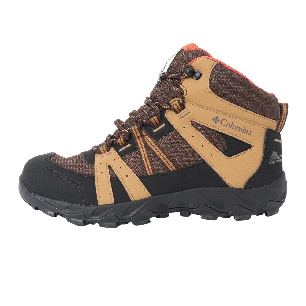 コロンビア（Columbia）（メンズ）トレッキングシューズ ハイカット 登山靴 セイバー オムニテック ミッド YM7151 779 ブラウン