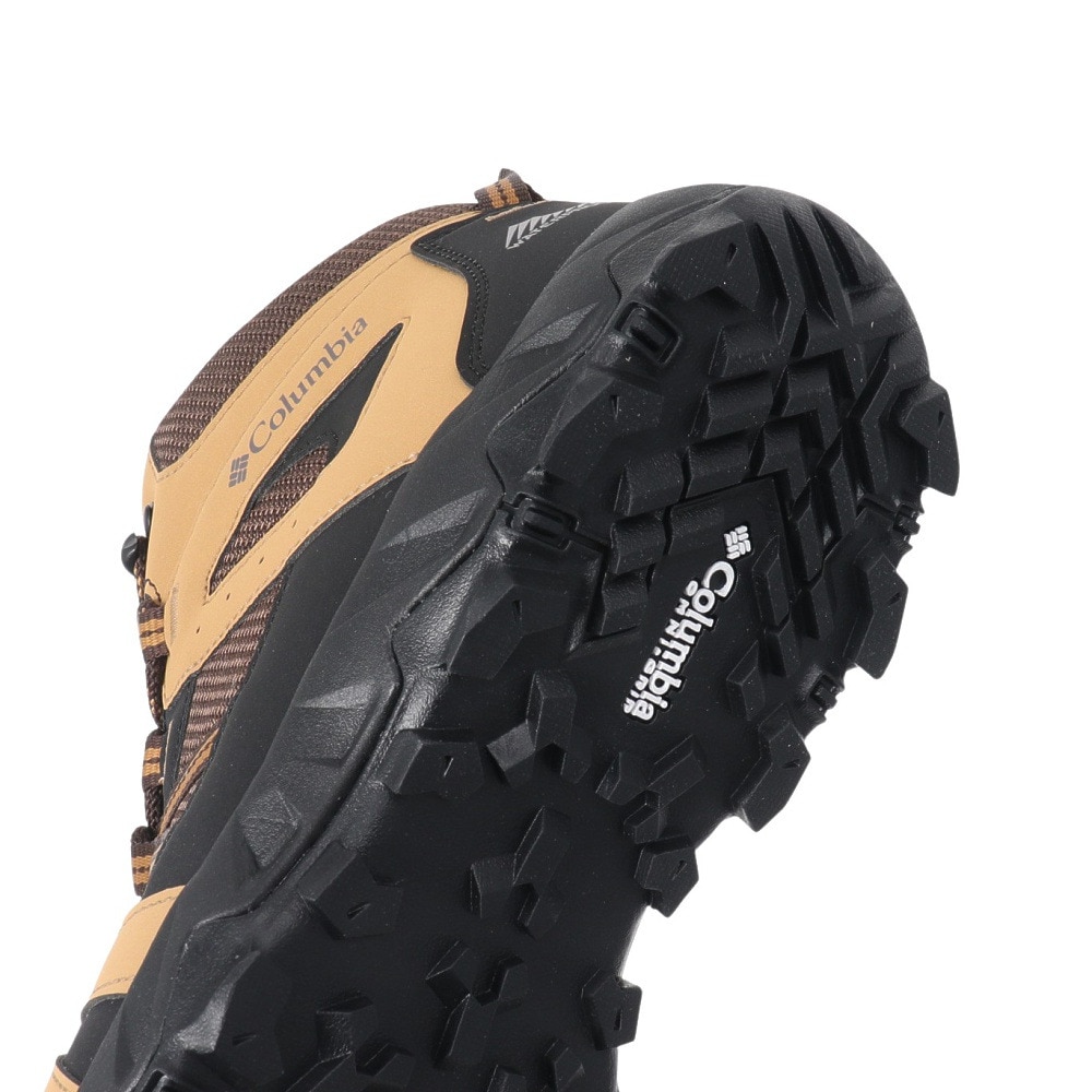 コロンビア（Columbia）（メンズ）トレッキングシューズ ハイカット 登山靴 セイバー オムニテック ミッド YM7151 779 ブラウン