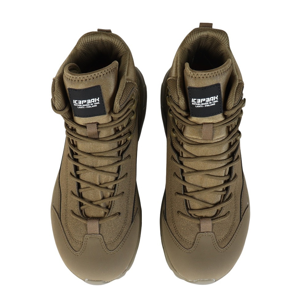 アイスピーク（ICEPEAK）（メンズ）トレッキングシューズ ハイカット 登山靴 AKAA 2.0 MR 78236 100 575 オリーブ
