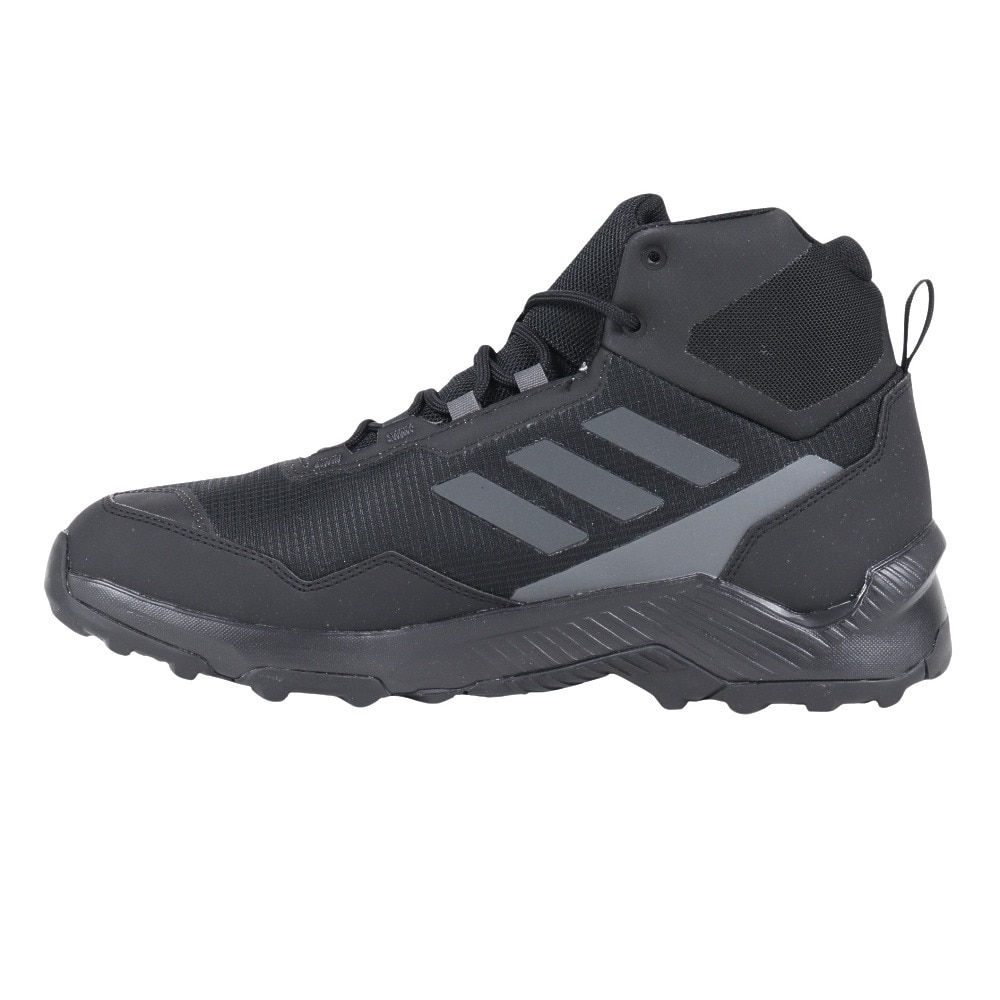 アディダス（adidas）（メンズ）トレッキングシューズ ミッドカット 防水 登山靴 TERREX EASTRAIL 2.0 RAIN RDY Hiking LTF90-HP8600 ブラック